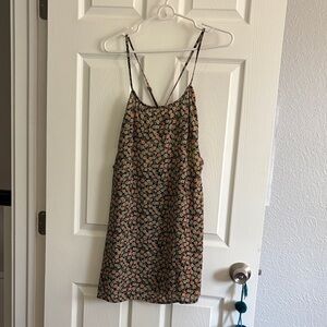 En Creme Black Floral Dress